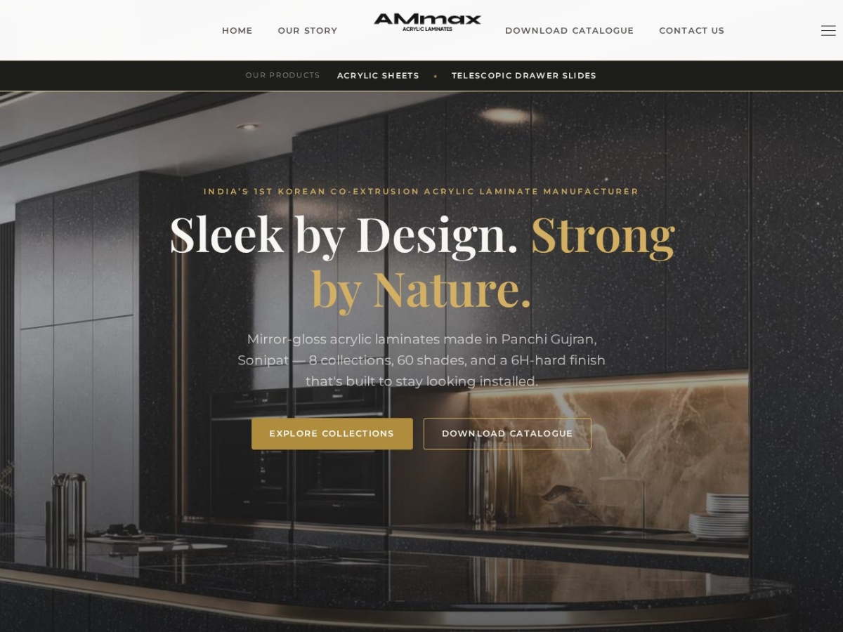 Ammax Decor website preview